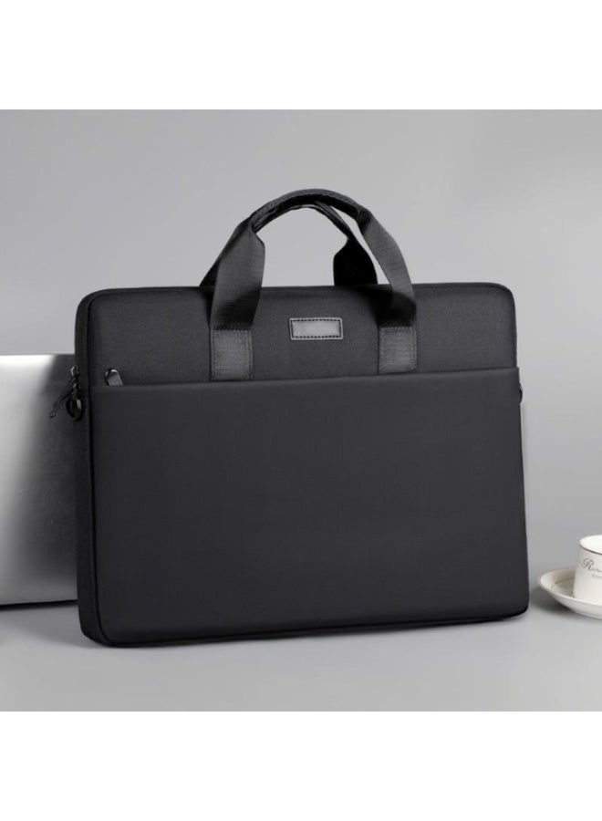 15.6-inch laptop bag, lightweight computer bag, business travel bag, water-resistant shoulder bag, messenger bag for men and women for work and office - Image 1
